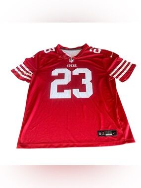 Nike Men San Fransisco 49ers Christian McCaffrey Home Jersey Sz XL